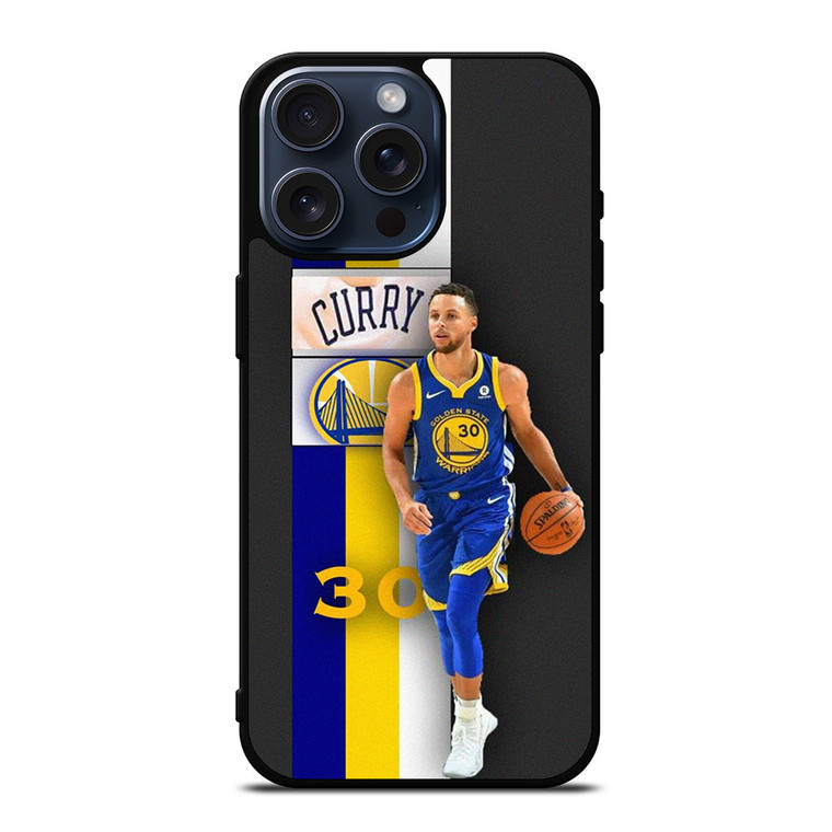 STEPHEN CURRY GOLDEN STATE WARRIORS STRIPE iPhone 15 Pro Max Case Cover
