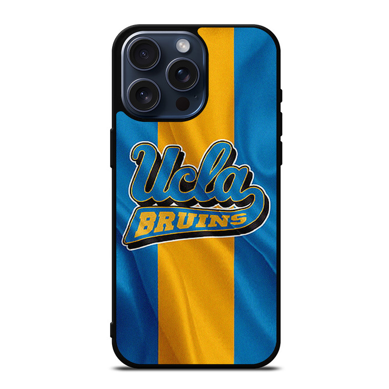 UCLA BRUINS WOOD FLAG iPhone 15 Pro Max Case Cover