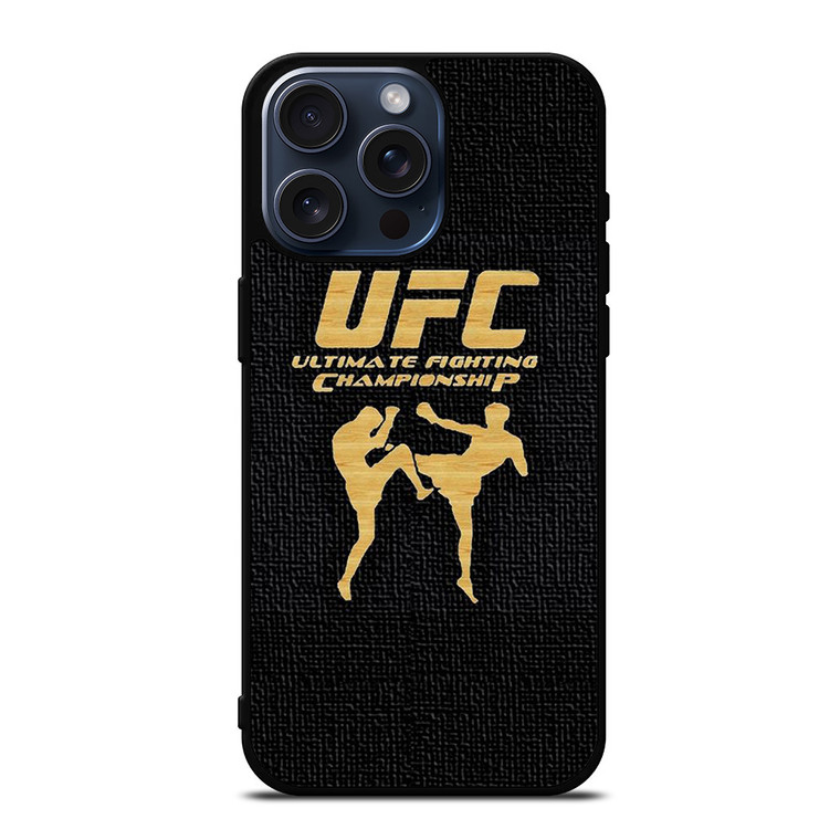 UFC FIGHTING FABRIC LOGO iPhone 15 Pro Max Case Cover