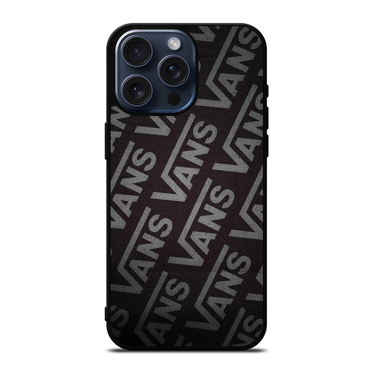 VANS SKATEBOARD BLACK iPhone 15 Pro Max Case Cover