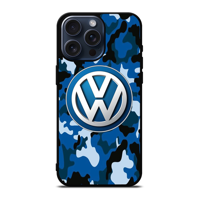 VW VOLKSWAGEN CAMO EMBLEM iPhone 15 Pro Max Case Cover