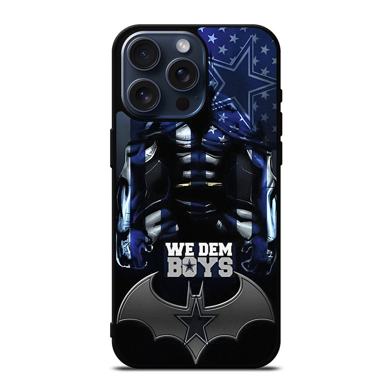 WE DEM BOYS DALLAS COWBOYS BATMAN iPhone 15 Pro Max Case Cover