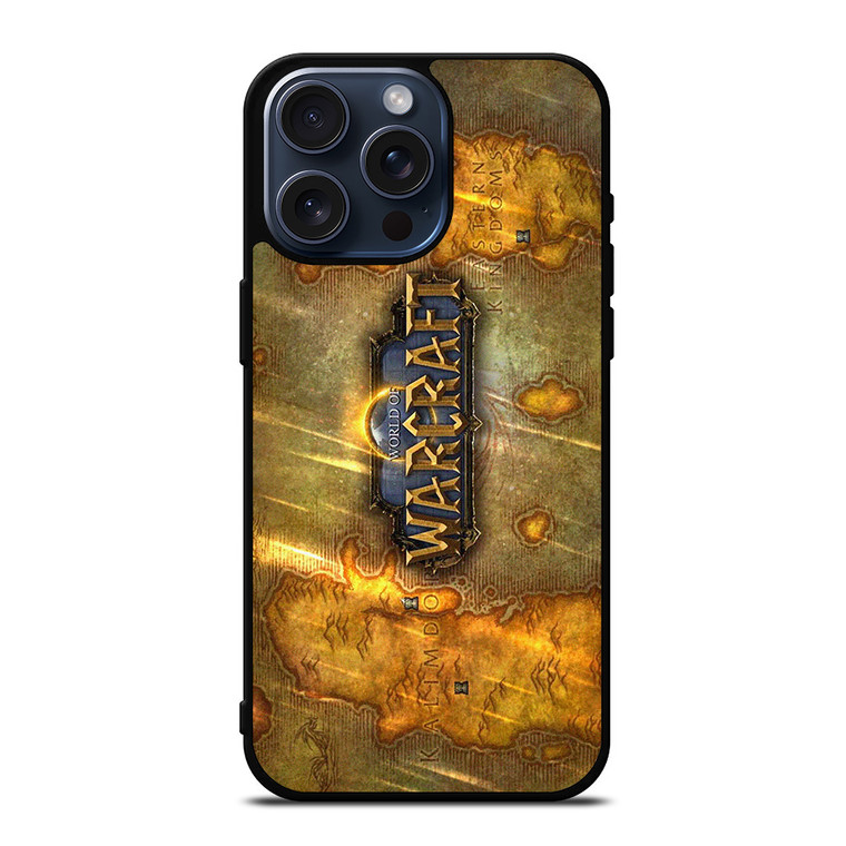 WORLD OF WARCRAFT GAMES MAP 2 iPhone 15 Pro Max Case Cover