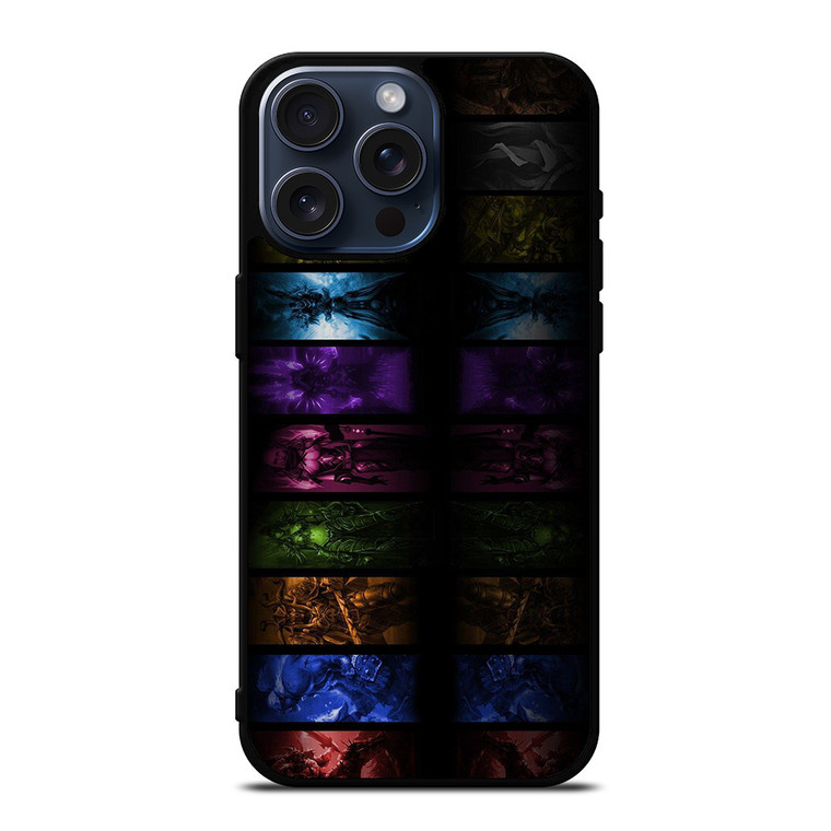 WORLD OF WARCRAFT HERO COLLAGE iPhone 15 Pro Max Case Cover