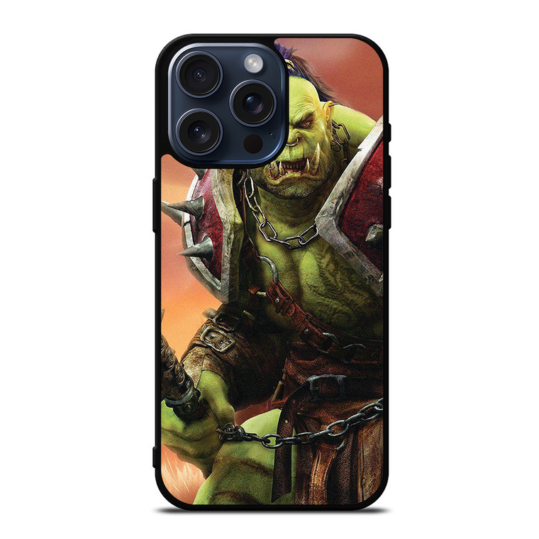 WORLD OF WARCRAFT ORC GAMES iPhone 15 Pro Max Case Cover