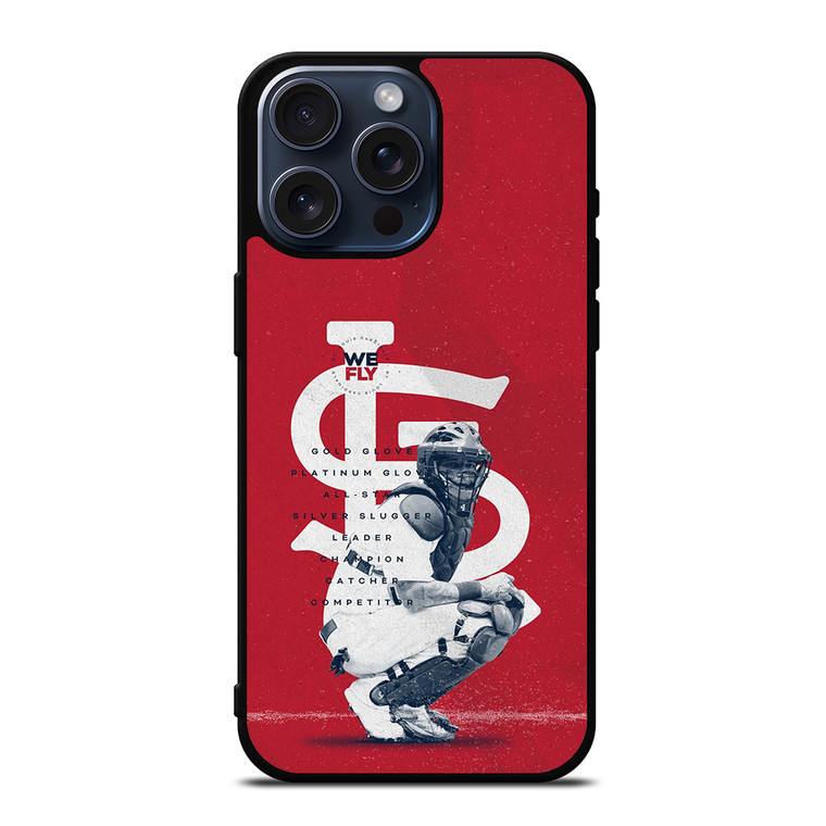 YADIER MOLINA SAINT LOUIS CARDINALS MLB 2 iPhone 15 Pro Max Case Cover