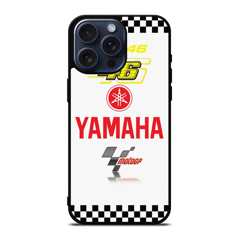 YAMAHA VALENTINO ROSSI VR46 MOTO GP iPhone 15 Pro Max Case Cover