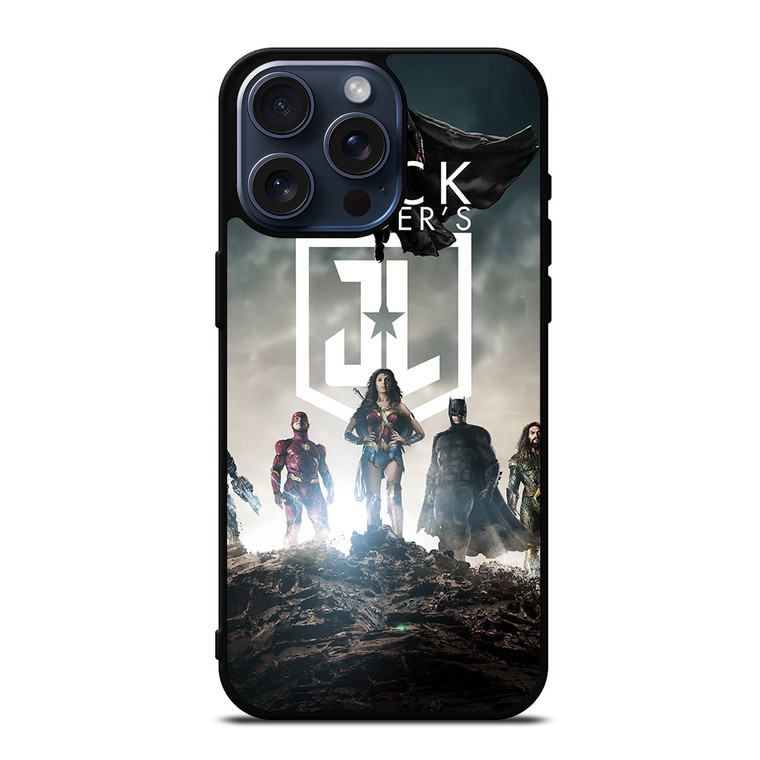 ZACK SNYDERS JUSTICE LEAGUE SUPERHERO MOVIES iPhone 15 Pro Max Case Cover