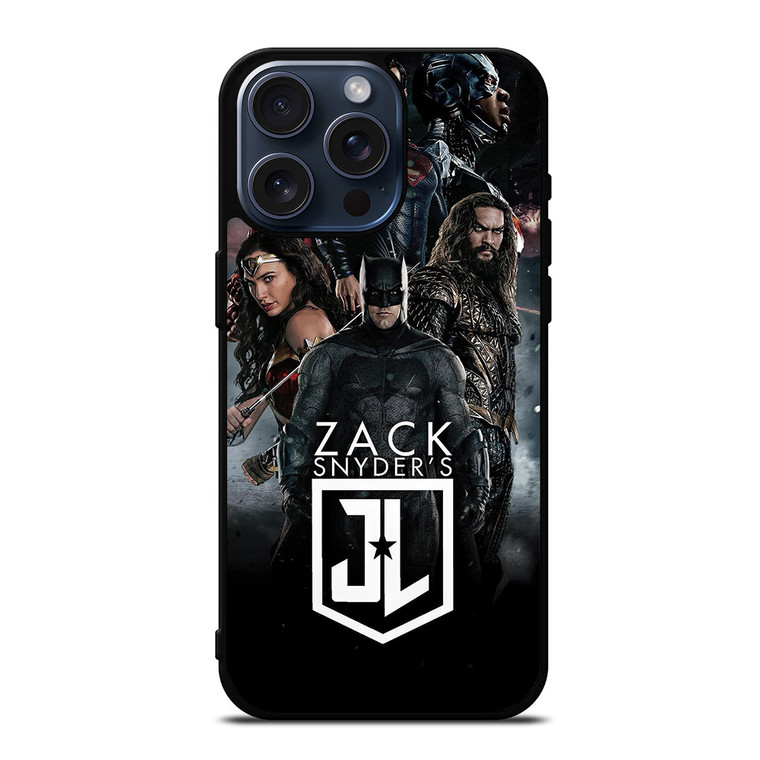 ZACK SNYDERS JUSTICE LEAGUE SUPERHERO iPhone 15 Pro Max Case Cover