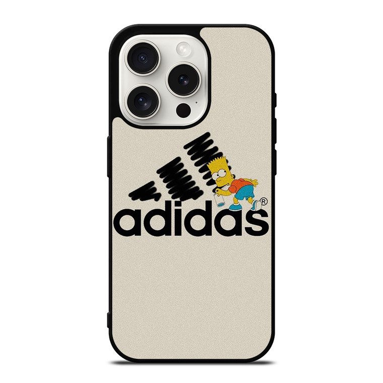 ADIDAS BART SIMPSONS CARTOON LOGO iPhone 15 Pro Case Cover