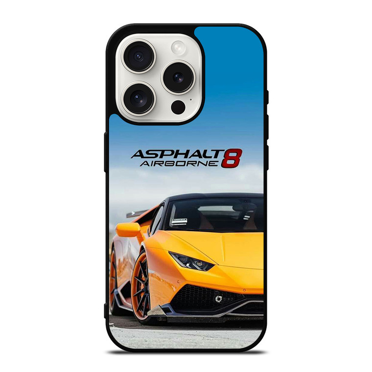 ASPHALT AIRBORNE 8 LAMBORGHINI iPhone 15 Pro Case Cover