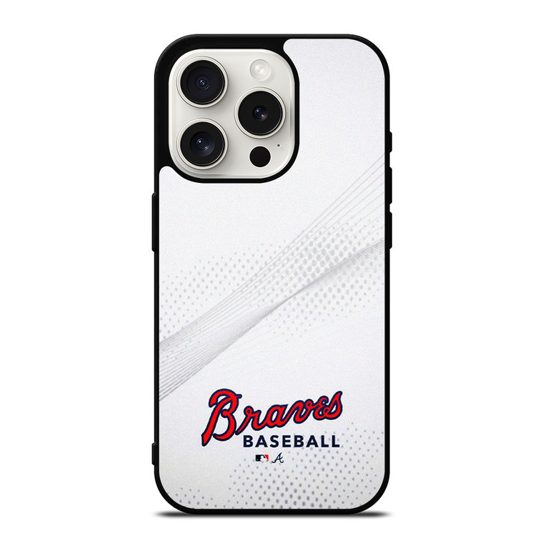 ATLANTA BRAVES BASEBALL TEAM iPhone 15 Pro Case Cover