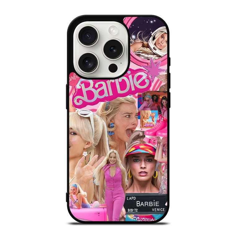 BARBIE MARGOT ROBBIE COLLAGE iPhone 15 Pro Case Cover