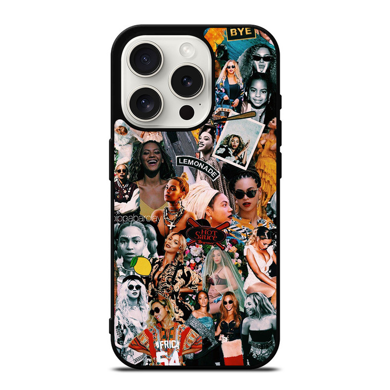 BEYONCE FEMALE SINGER COLLAGE iPhone 15 Pro Case Cover