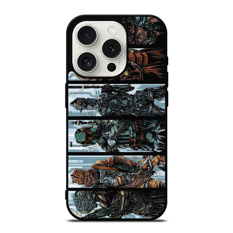 BOUNTY HUNTER STAR WARS MOVIES iPhone 15 Pro Case Cover