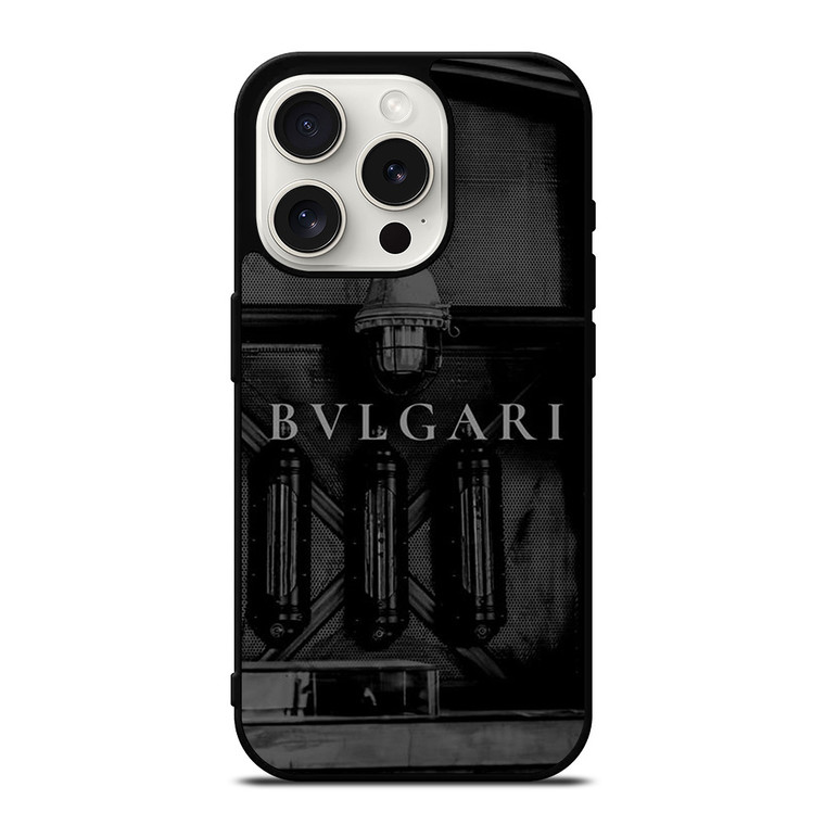 BUGARI BLACK WHITE iPhone 15 Pro Case Cover