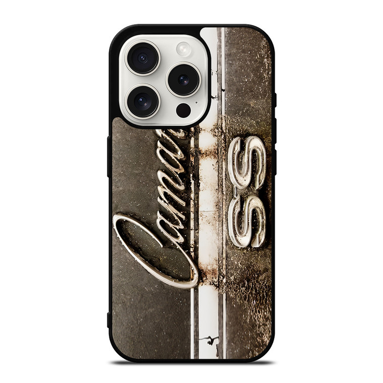 CHEVROLET CAMARO SS RUSTY EMBLEM iPhone 15 Pro Case Cover