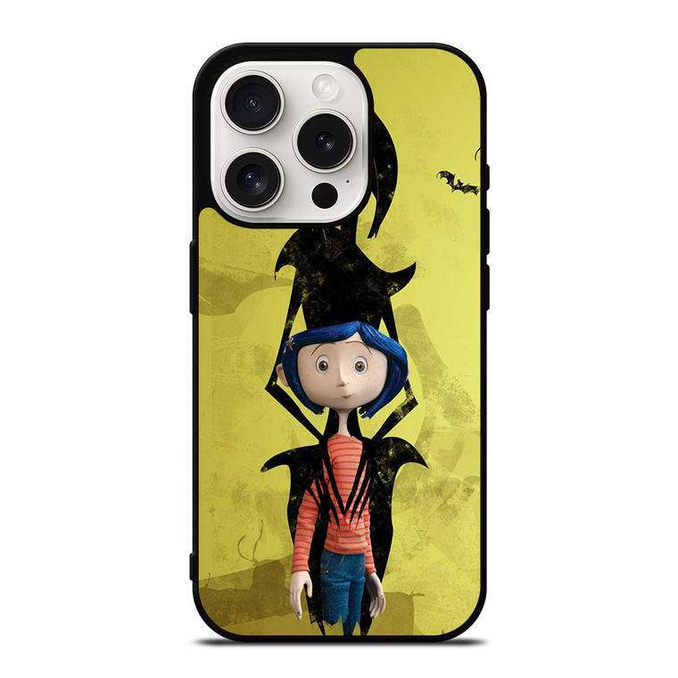 CORALINE HORROR CARTOON iPhone 15 Pro Case Cover