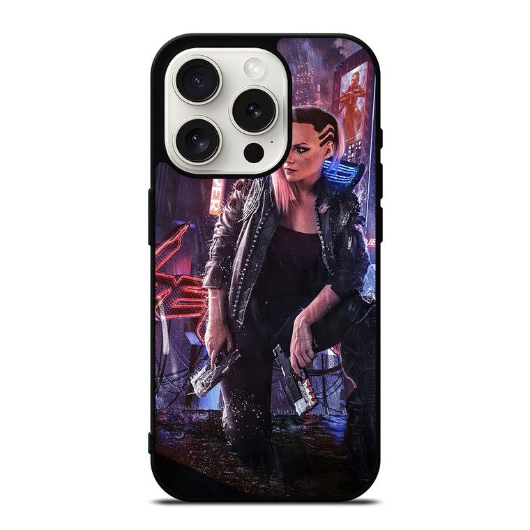 CYBERPUNK 2077 GIRL iPhone 15 Pro Case Cover