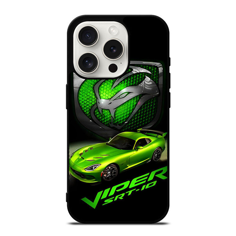 DODGE VIPER SRT 10 EMBLEM iPhone 15 Pro Case Cover
