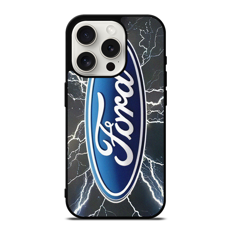 FORD LIGHTNING EMBLEM iPhone 15 Pro Case Cover