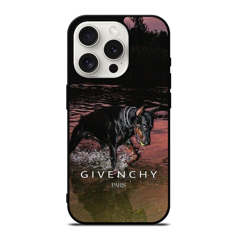GIVENCHY PARIS ROTTWEILER DOG  iPhone 15 Pro Case Cover