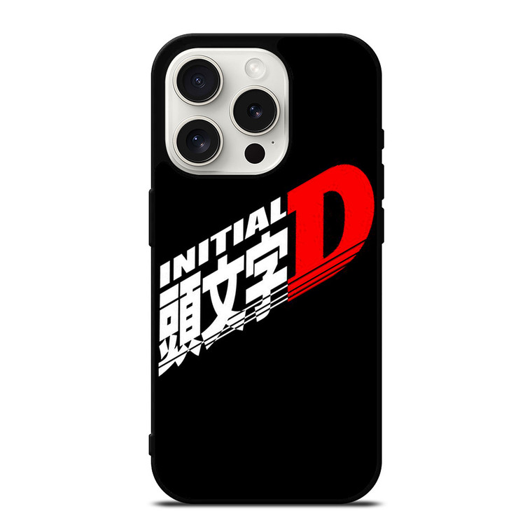 INITIAL D MANGA LOGO  iPhone 15 Pro Case Cover