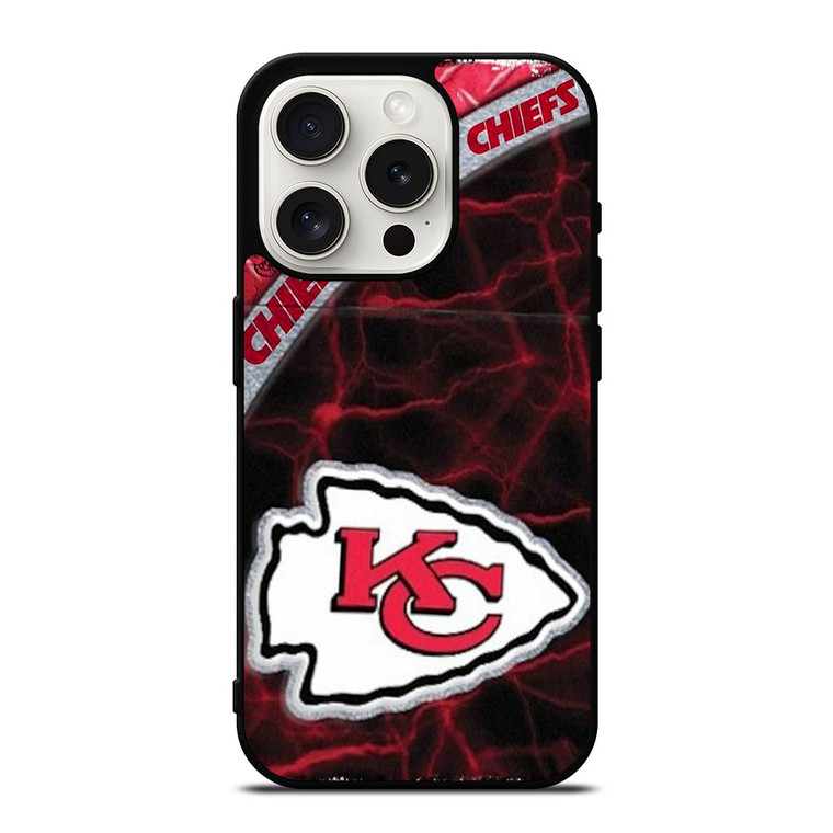 KANSAS CITY CHIEFS NFL SYMBOL  iPhone 15 Pro Case Cover