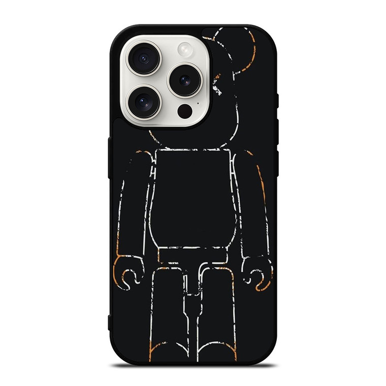 KAWS ROBOT LINE ART  iPhone 15 Pro Case Cover