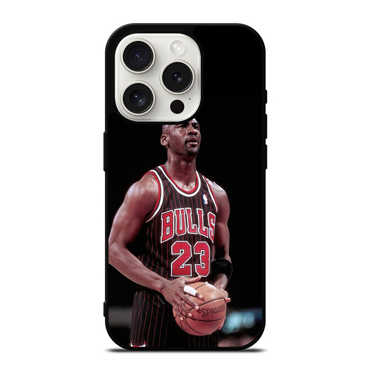 MICHAEL JORDAN CHICAGO BULLS BASKETBALL  iPhone 15 Pro Case Cover MICHAEL JORDAN CHICAGO BULLS BASKETBALL  iPhone 15 Pro Case Cover