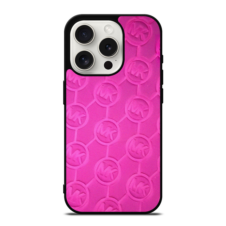 MICHAEL KORS PINK PATTERN  iPhone 15 Pro Case Cover