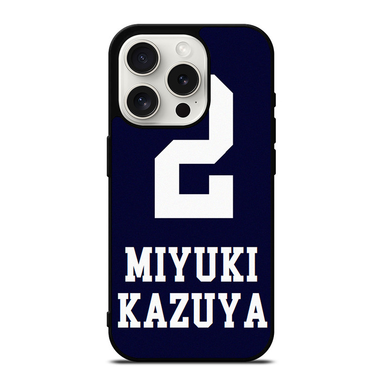 MIYUKI KAZUYA DIAMOND NO ACE BASEBALL  iPhone 15 Pro Case Cover