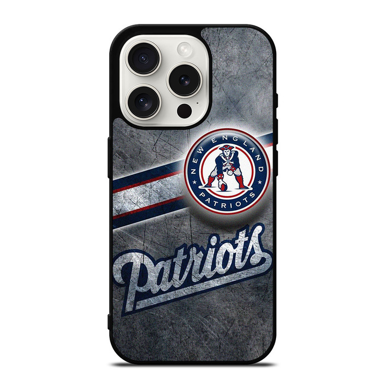 NEW ENGLAND PATRIOT NFL GRUNGE LOGO  iPhone 15 Pro Case Cover NEW ENGLAND PATRIOT NFL GRUNGE LOGO  iPhone 15 Pro Case Cover