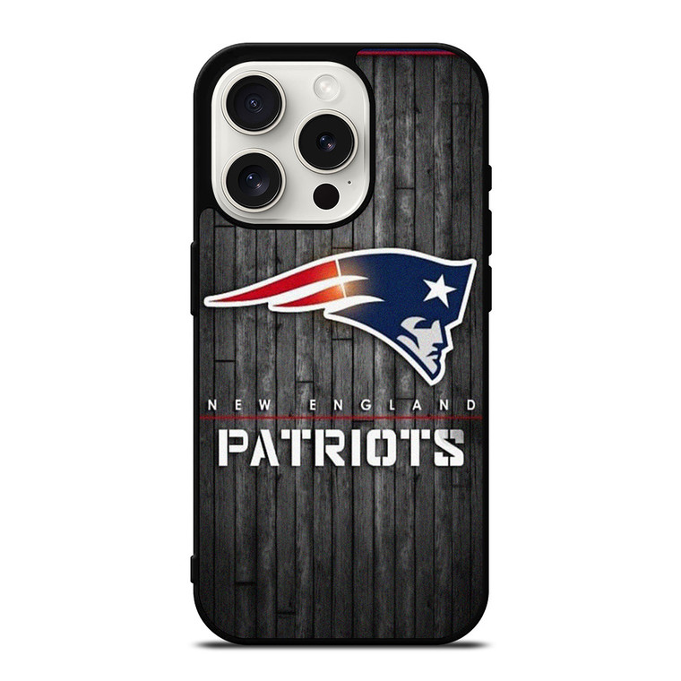 NEW ENGLAND PATRIOTS NFL WOOD LOGO  iPhone 15 Pro Case Cover NEW ENGLAND PATRIOTS NFL WOOD LOGO  iPhone 15 Pro Case Cover