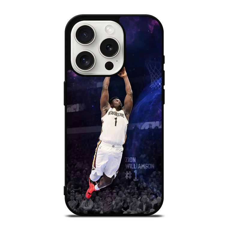 NEW ORLEANS PELICANS ZION WILLIAMSON BASKETBALL  iPhone 15 Pro Case Cover
