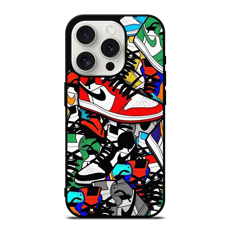 NIKE AIR JORDAN SERIES COLLECTION  iPhone 15 Pro Case Cover NIKE AIR JORDAN SERIES COLLECTION  iPhone 15 Pro Case Cover