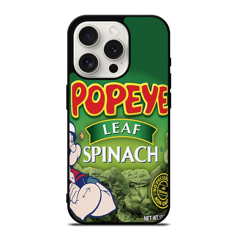 POPEYE LEAF SPINACH iPhone 15 Pro Case Cover