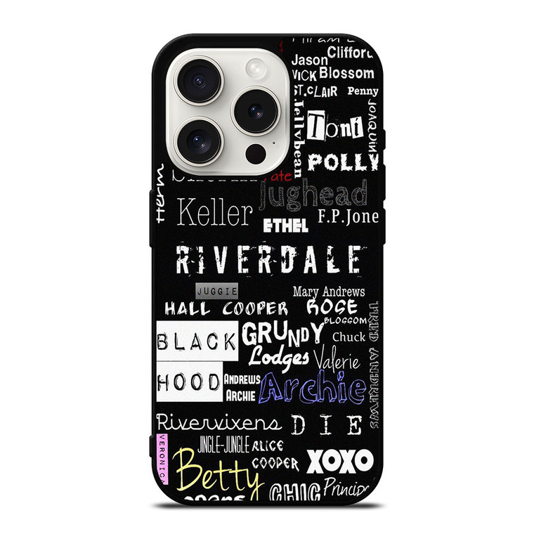 RIVERDALE MOVIES COLLAGE iPhone 15 Pro Case Cover