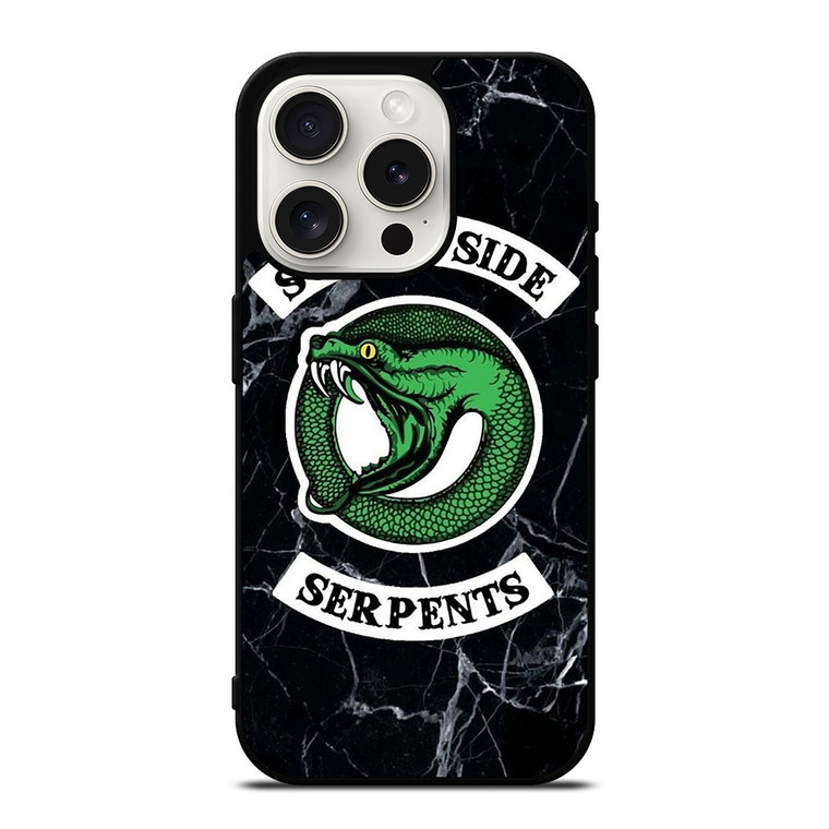 RIVERDALE SOUTH SIDE SERPENTS MARBLE iPhone 15 Pro Case Cover
