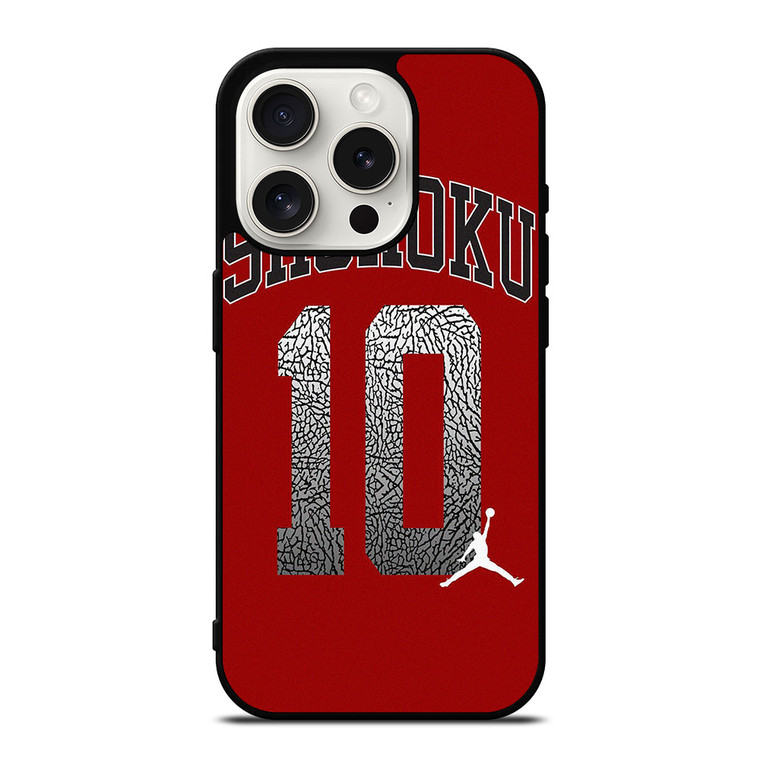 SHOHOKU HIGH SLAM DUNK AIR JORDAN iPhone 15 Pro Case Cover