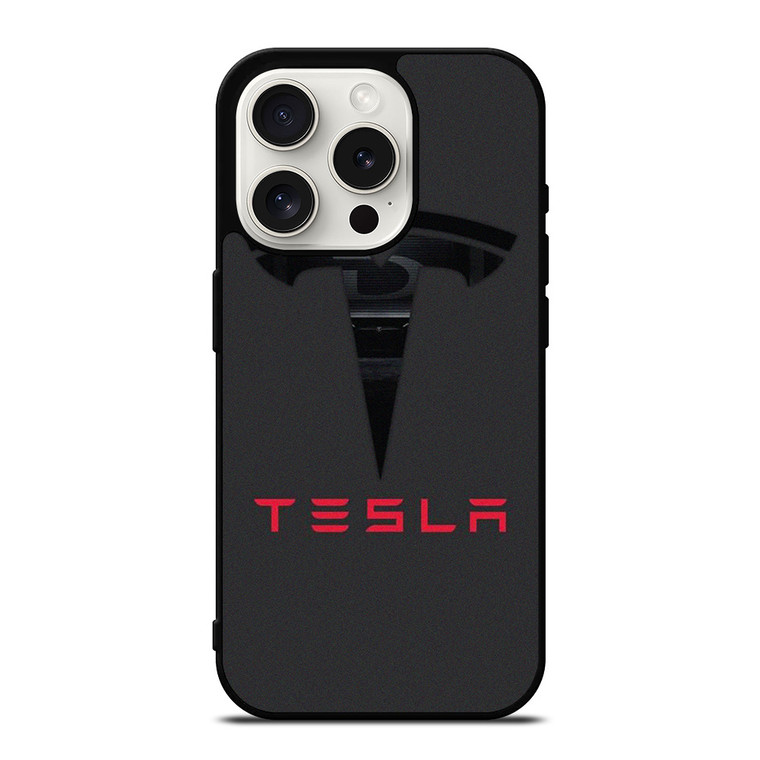 TESLA SILHOUETTE LOGO ICON iPhone 15 Pro Case Cover TESLA SILHOUETTE LOGO ICON iPhone 15 Pro Case Cover
