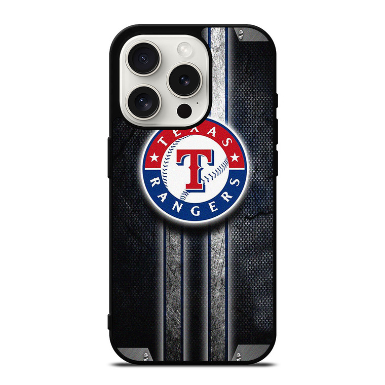 TEZAS RANGERS METAL EMBLEM iPhone 15 Pro Case Cover