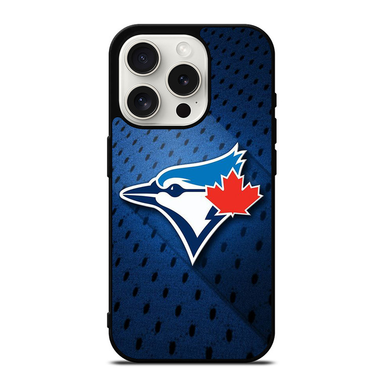 TORONTO BLUE JAYS MLB METAL EMBLEM iPhone 15 Pro Case Cover
