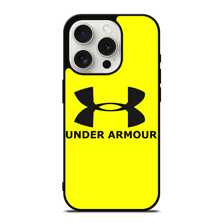 UNDER ARMOUR YELLOW LOGO ICON iPhone 15 Pro Case Cover