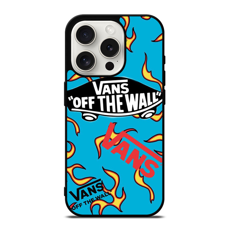 VANS OFF THE WALL FLAME LOGO iPhone 15 Pro Case Cover