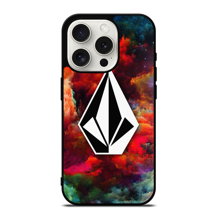 VOLCOM COLOR SPLASH LOGO iPhone 15 Pro Case Cover