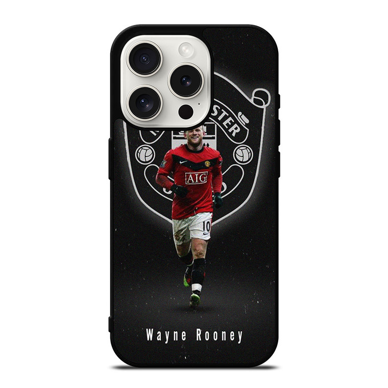 WAYNE ROONEY MANCHESTER UNITED FC iPhone 15 Pro Case Cover