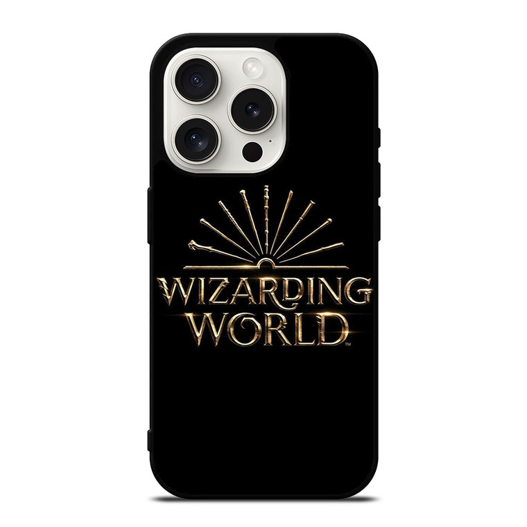 WIZARDING WORLD HARRY POTTER LOGO iPhone 15 Pro Case Cover