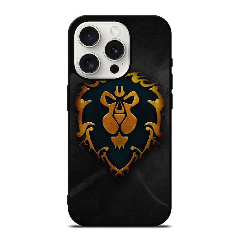 WORLD OF WARCRAFT ALLIANCE EMBLEM iPhone 15 Pro Case Cover WORLD OF WARCRAFT ALLIANCE EMBLEM iPhone 15 Pro Case Cover