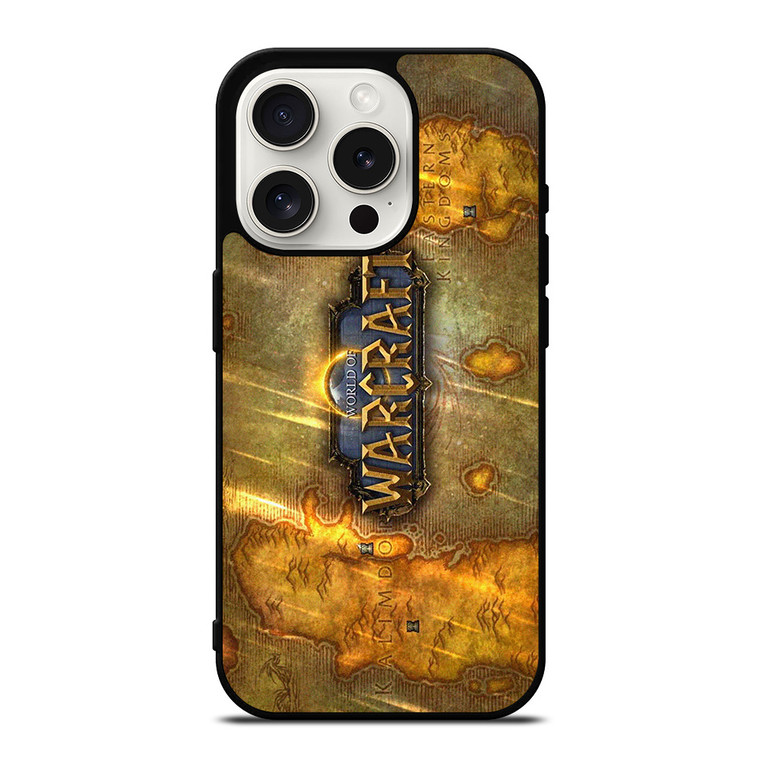WORLD OF WARCRAFT GAMES MAP 2 iPhone 15 Pro Case Cover WORLD OF WARCRAFT GAMES MAP 2 iPhone 15 Pro Case Cover